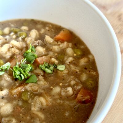 Slow Cooked Beef Barley Stew