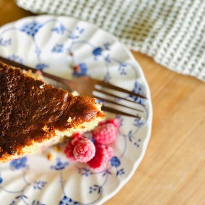 Raspberry Sourdough Discard Breakfast Cake