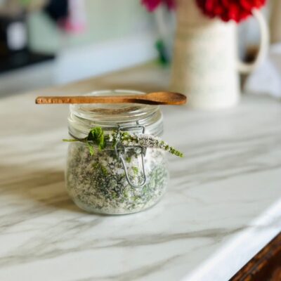 Homemade Herbal Bath salts – Winter Herbal Health
